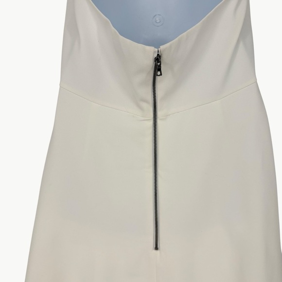 NWT Alice + Olivia Women’s Sicily Halter Neck Shorts Romper | Sz 10 | Off White - Picture 6 of 16